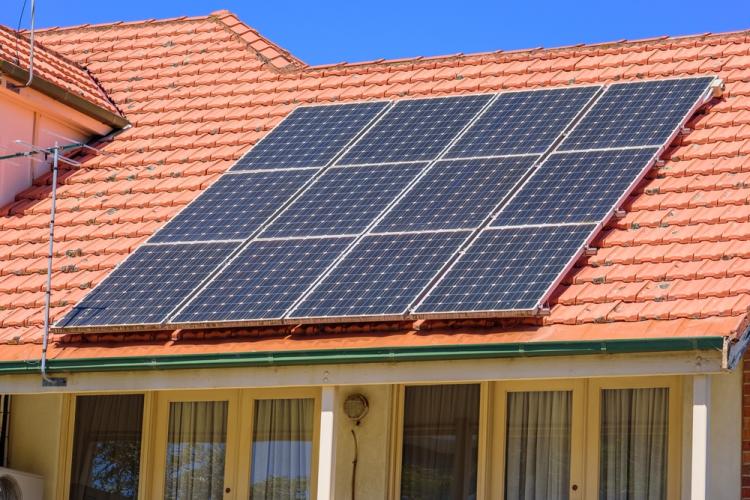 Solar Panel On Roof